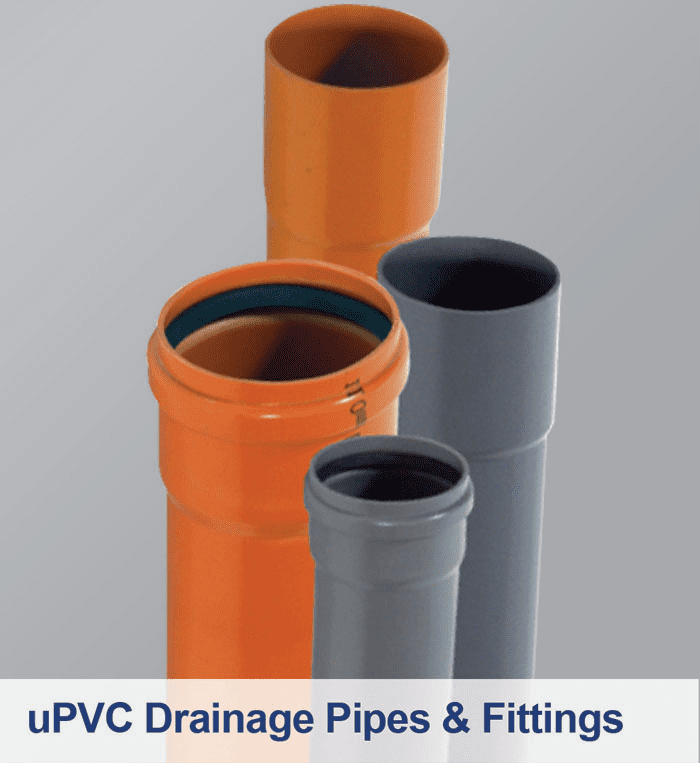 upvc drainage pipes and fittings